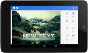 Tablet Editing App Interface PNG image