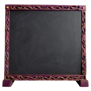 Tabletop Chalkboard PNG Krb PNG