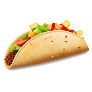 Taco And Chips Clipart PNG 06262024