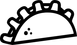 Taco Icon Outline