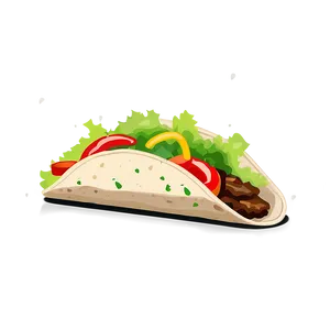 Taco Meal Clipart PNG 06262024