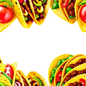 Taco Party Clipart Png 06262024 PNG image