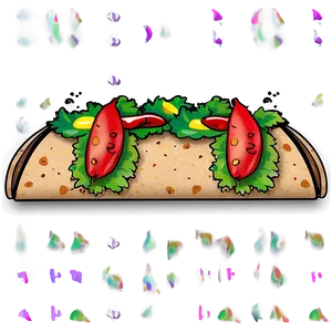 Taco Party Clipart PNG Sgq PNG
