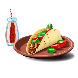 Taco Platter Clipart PNG Rpw