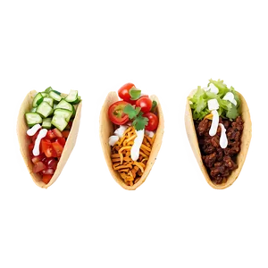 Taco Toppings Clipart PNG Jva26 PNG