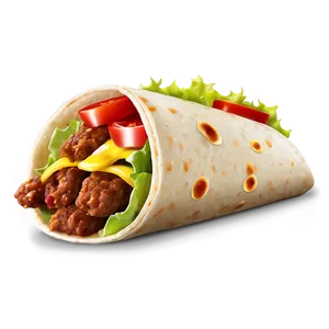 Taco Wrap Clipart PNG Pil29 PNG