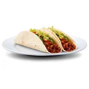 Tacos With Beans Png 05232024 PNG image