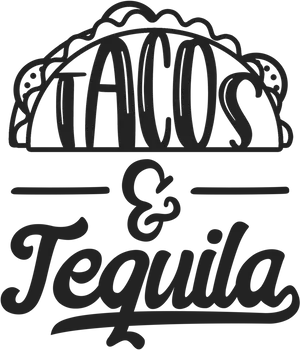 Tacosand Tequila Signage PNG image