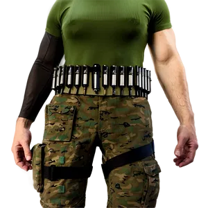 Tactical Bullet Belt Png 56 PNG image