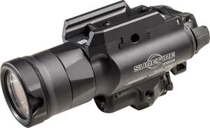 Tactical Flashlight Laser Combo PNG image