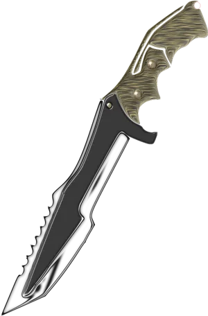 Tactical Folding Knife Black Blade PNG image