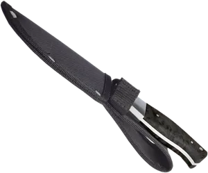 Tactical Knifewith Sheath PNG image