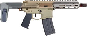 Tactical Rifle Isolated PNG