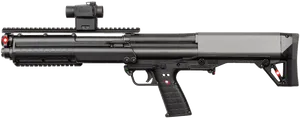 Tactical Shotgun Isolated PNG