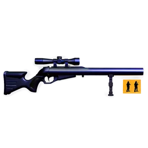 Tactical Sniper Rifle Icon PNG 78