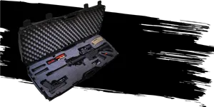 Tactical Weapon Case Contents PNG image