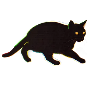 Tail Up Cat Silhouette PNG Apl31 PNG