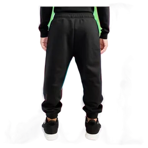 Tailored Black Sweatpants PNG Ngg