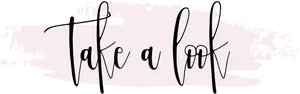 Take A Look_ Calligraphy_ Banner PNG image