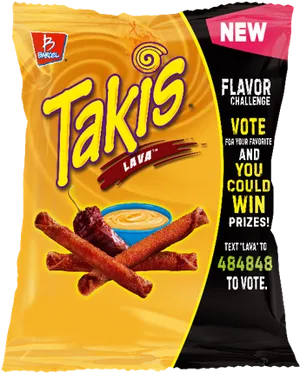 Takis Lava Flavor Challenge Package PNG image