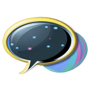 Talk Bubble B PNG image