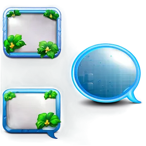 Talk Bubble Banner PNG 86 PNG
