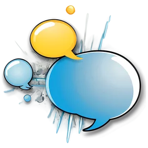 Talk Bubble For Comics PNG 06122024