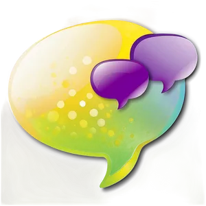 Talk Bubble Icon Png Tdd78 PNG image