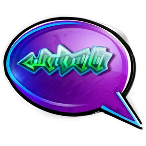 Talk Bubble With Arrow PNG 42 PNG