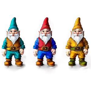 Tall Garden Gnome PNG 06132024