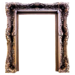 Tall Gothic Frame PNG 31