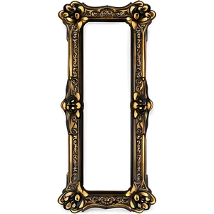Tall Gothic Frame PNG 47