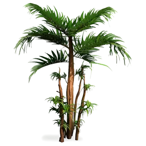 Tall Plant In Landscape PNG 06282024