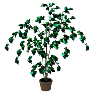 Tall Plant With Vines PNG Tdb