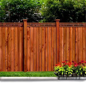Tall Privacy Fence PNG 05242024