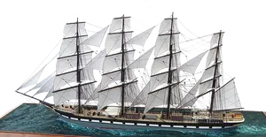 Tall Ship Modelon Display PNG image