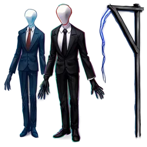 Tall Slender Man PNG Bop