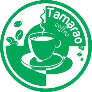 Tamara Coffee Logo Design PNG image