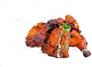 Tandoori Chicken Dish Transparent Background PNG image