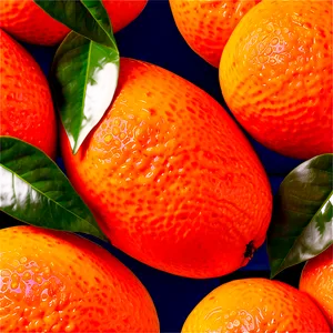 Tangerine Close-up PNG 06122024