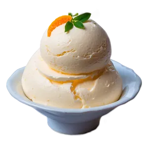 Tangerine Ice Cream PNG Qhj PNG