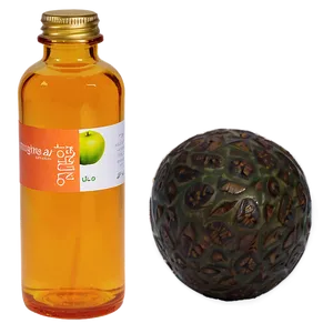 Tangerine Oil Bottle PNG Hog
