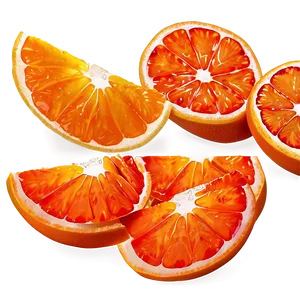 Tangerine Slices Background PNG 06122024 PNG