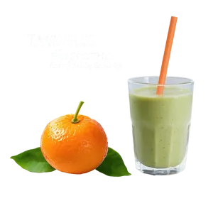 Tangerine Smoothie PNG Pkk39 PNG