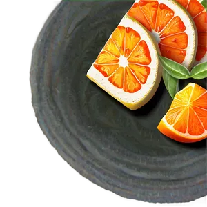 Tangerine Wedge Png 37 PNG image