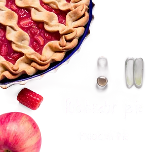 Tangy Rhubarb Pie PNG 37