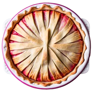 Tangy Rhubarb Pie PNG Ncd35