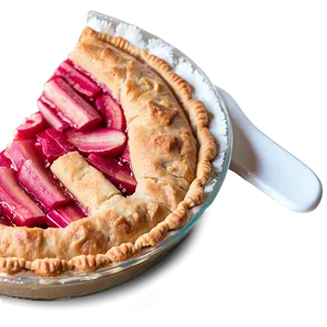 Tangy Rhubarb Pie PNG Nnx