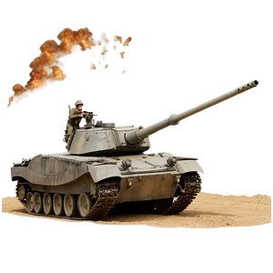 Tank Battle Scene PNG Tev PNG