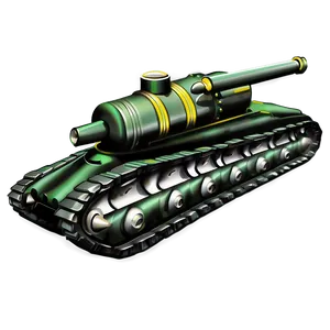 Tank Firing Cannon PNG Pef